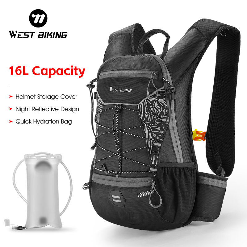 Cycling Commuter Backpack - WEST BIKING 16L Cycling Backpack With
