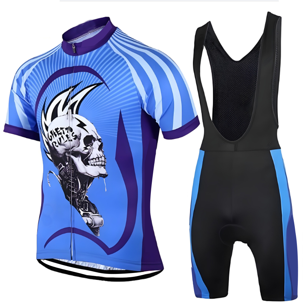 Cycling Commuter Trousers - Men's 2-Piece Summer Cycling Set (Jersey