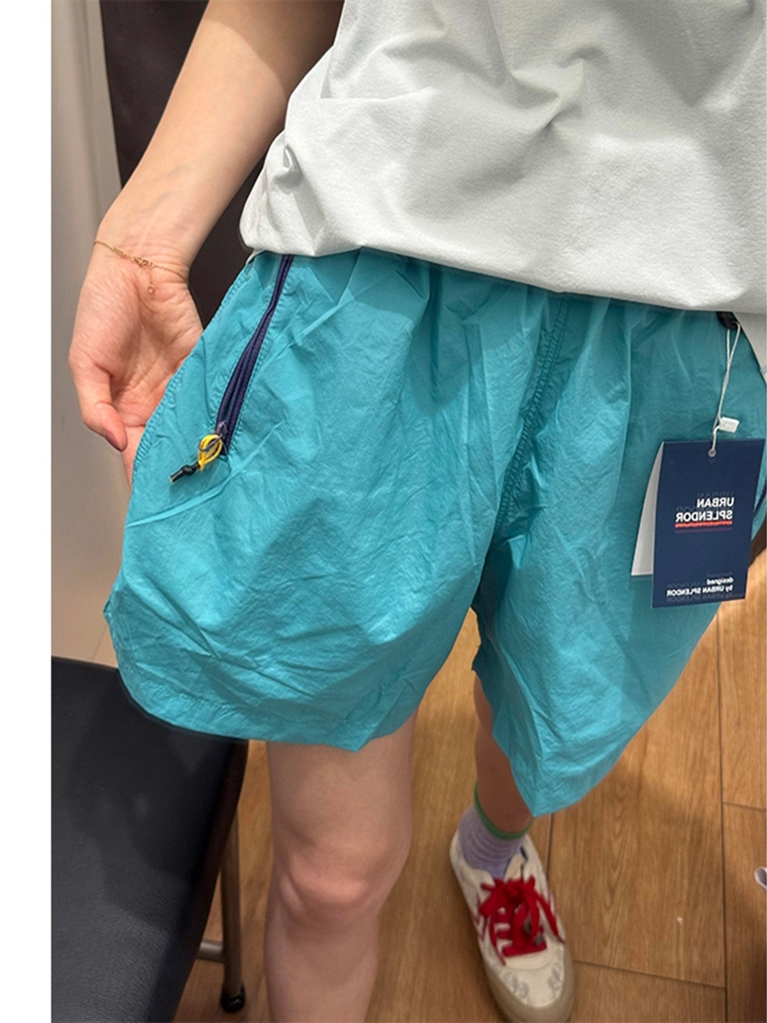 Cycling Shorts For Commute - Lake Blue Quick Dry Sports Shorts