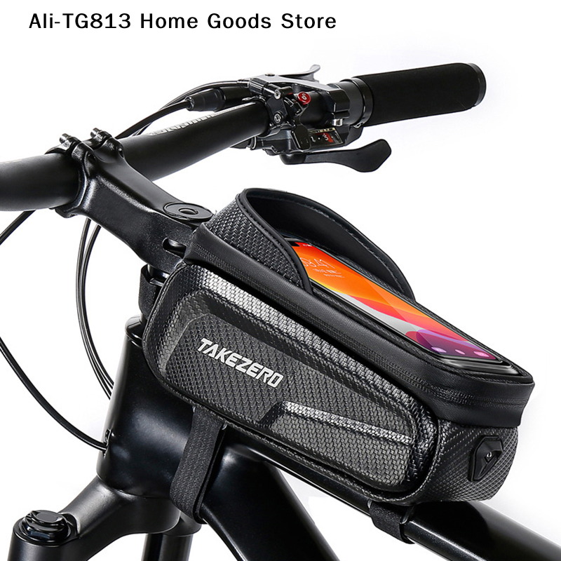 Cycling Commuter Backpack Waterproof - [TG813]Bicycle Bag Front Tube Touch Screen