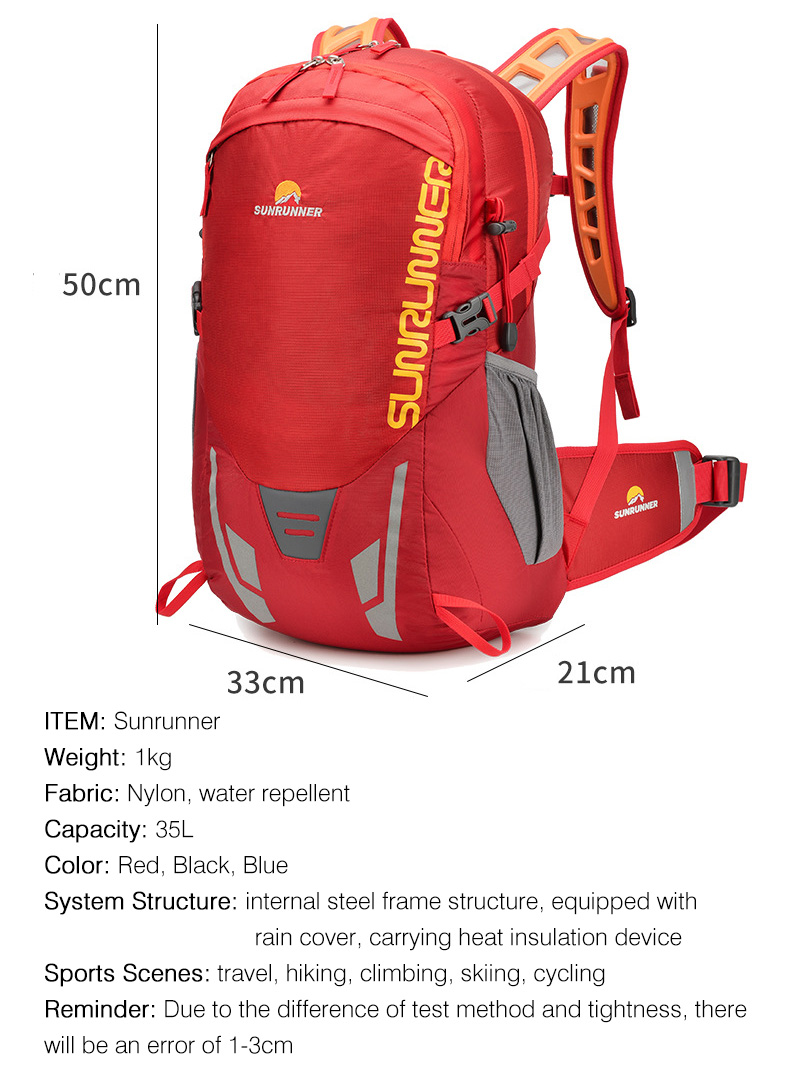 35L Hiking Backpack Bag Large  - Cycling Commuter Backpack Waterproof recensie en prijs