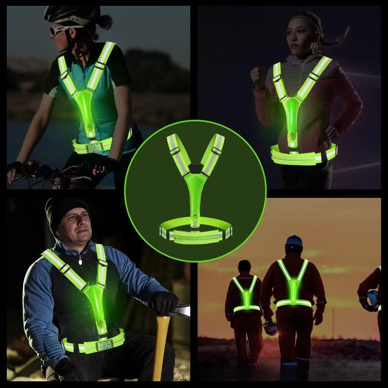 LED Glowing Reflective Vest Hi - Reflective Vest Cycling recensie en prijs
