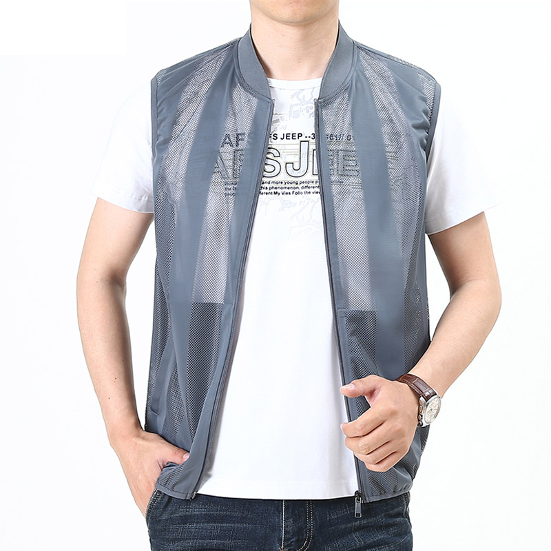 Summer Men Mesh Hollow Waistco - Reflective Vest Cycling recensie en prijs