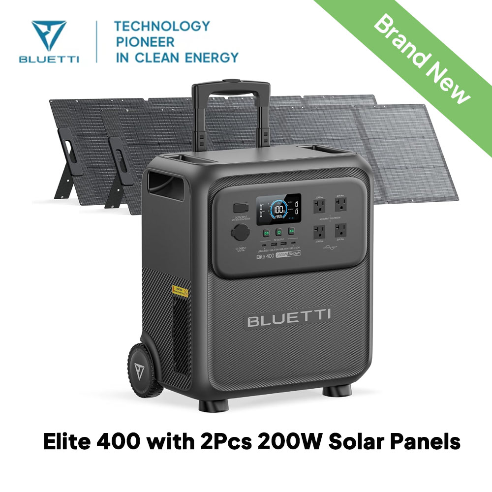 BLUETTI Elite 400 3840Wh Solar - Usb Charger Dynamo recensie en prijs