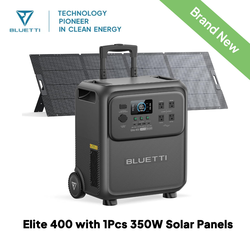 BLUETTI Elite 400 3840Wh Solar - Usb Charger Dynamo recensie en prijs