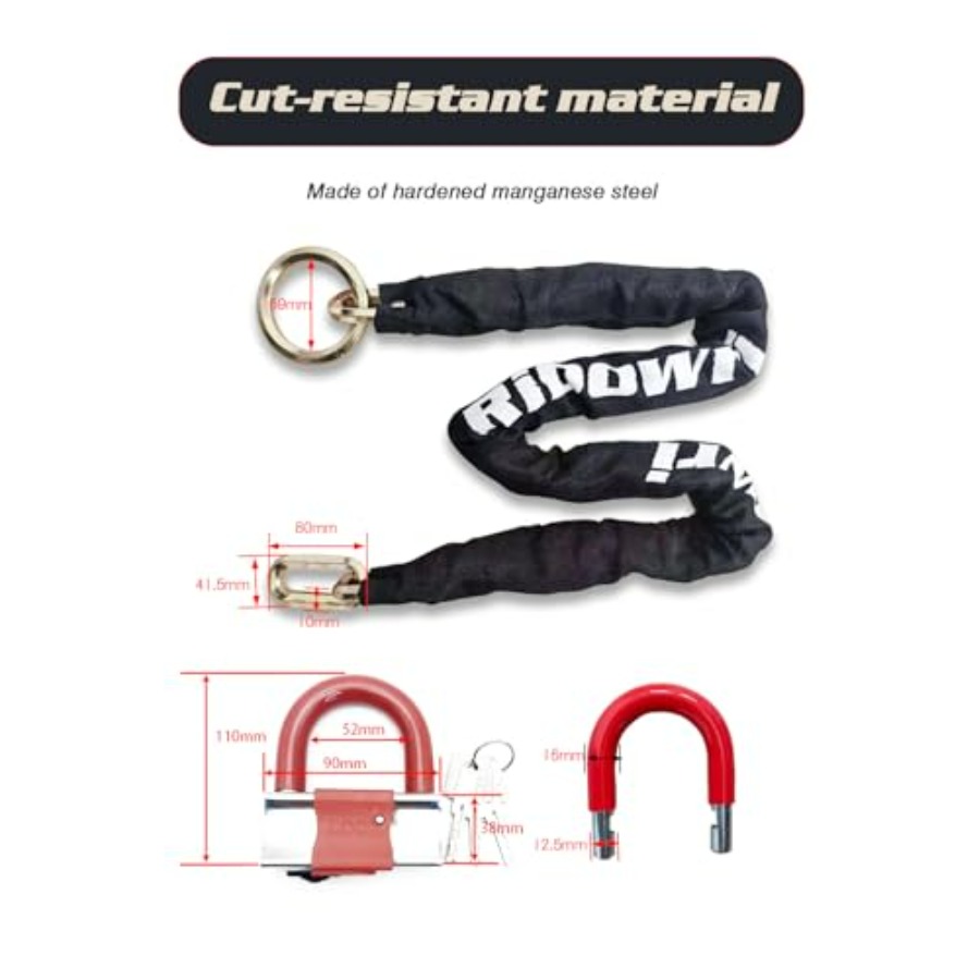 Heavy Duty Motorcycle Chain Lo - U Lock Heavy Duty recensie en prijs