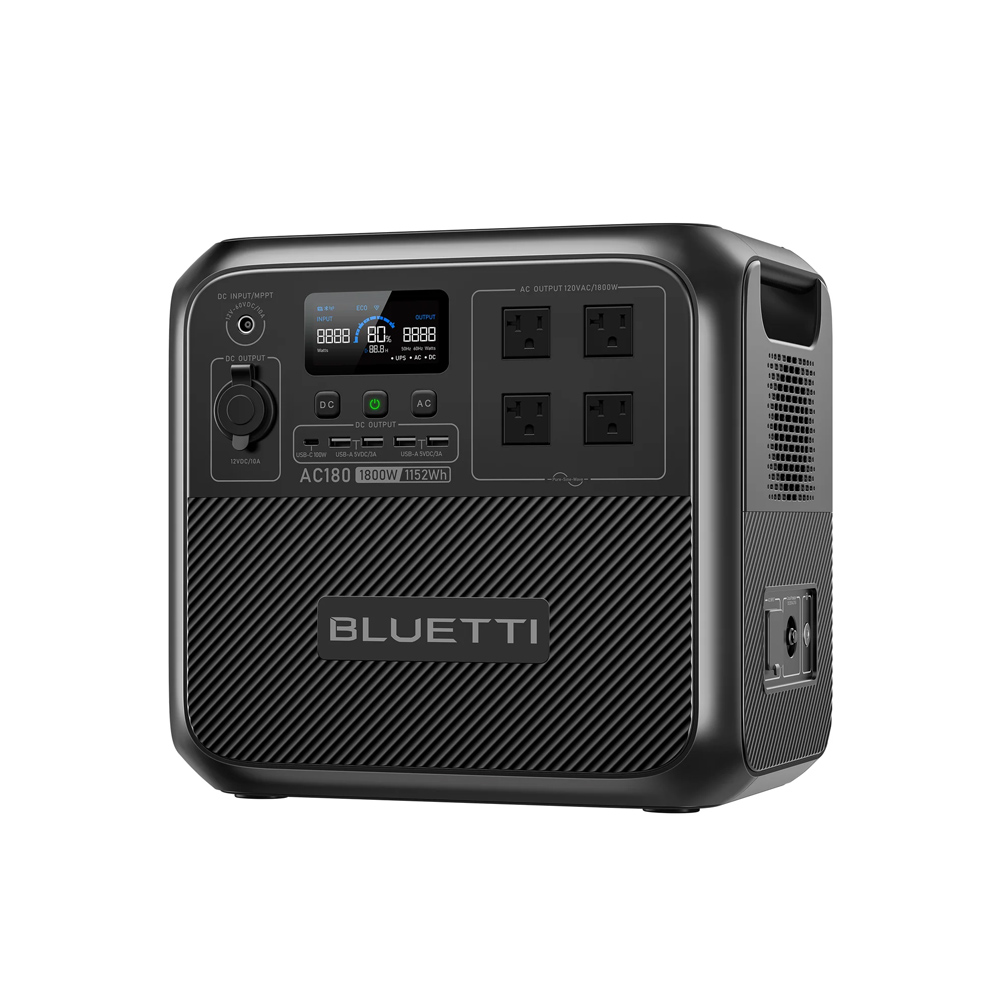 【RENEW】BLUETTI AC180 Solar Por - Usb Charger Dynamo recensie en prijs