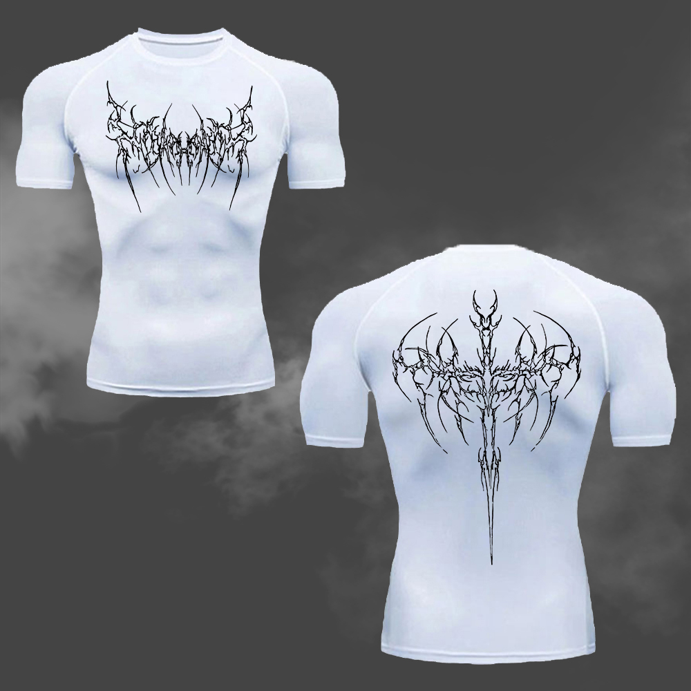 Men's Compression T-Shirt Goth - Cycling Commute Training recensie en prijs