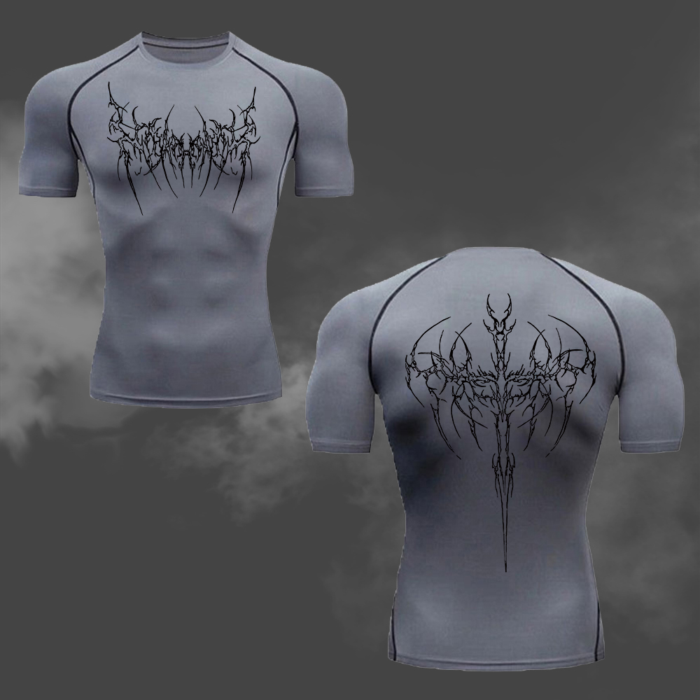 Men's Compression T-Shirt Goth - Cycling Commute Training recensie en prijs