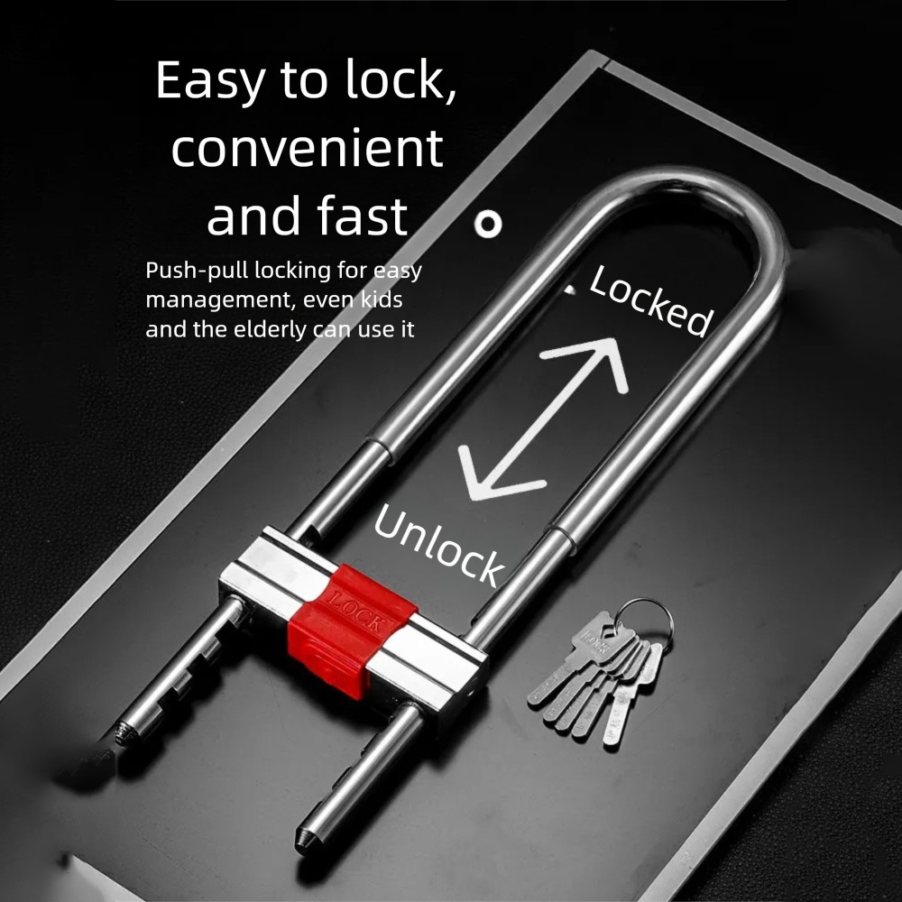Bike Combination U Lock, Heavy - U Lock Heavy Duty recensie en prijs