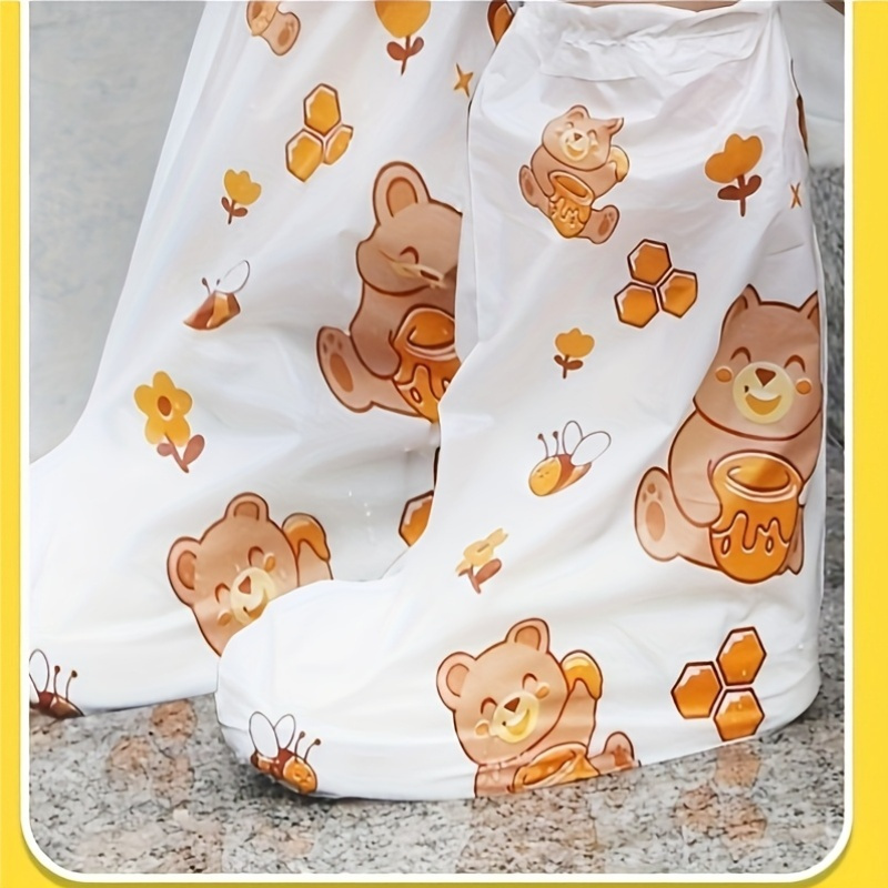 10pc Bear Cartoon Printed Shoe - Cycling Commute Shoes recensie en prijs