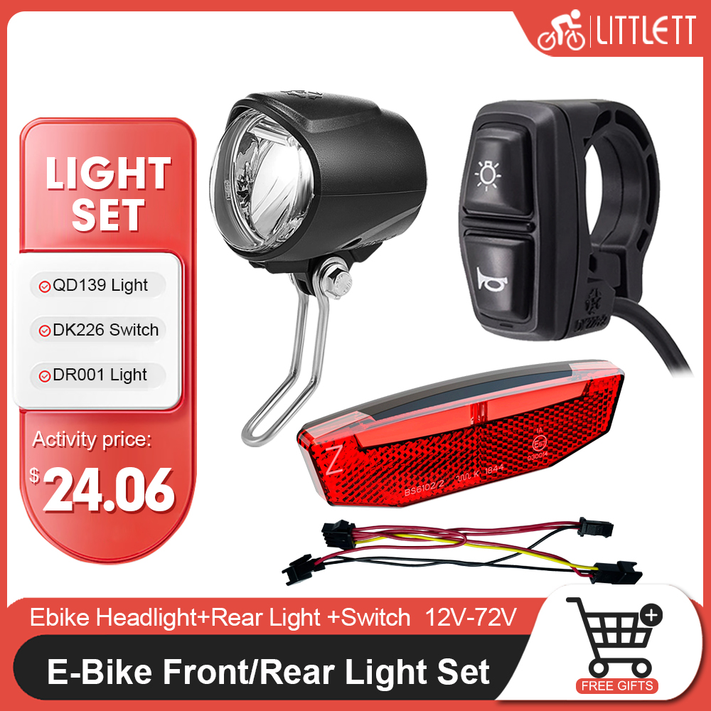 Ebike Light and Horn Switch, H - Bike Light Front Rear recensie en prijs