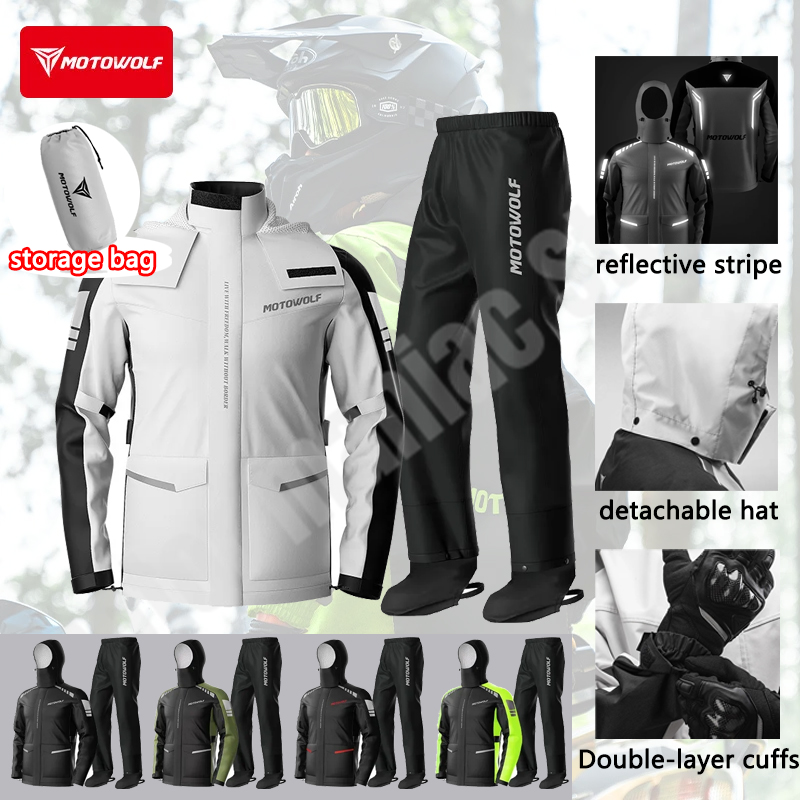 Motorcycle Reflective Raincoat - Cycling Commute In Rain recensie en prijs