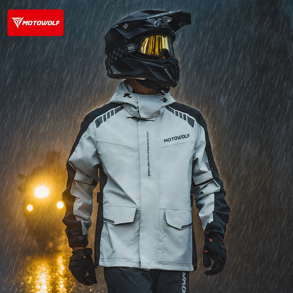 Motorcycle Reflective Raincoat - Cycling Commute In Rain recensie en prijs