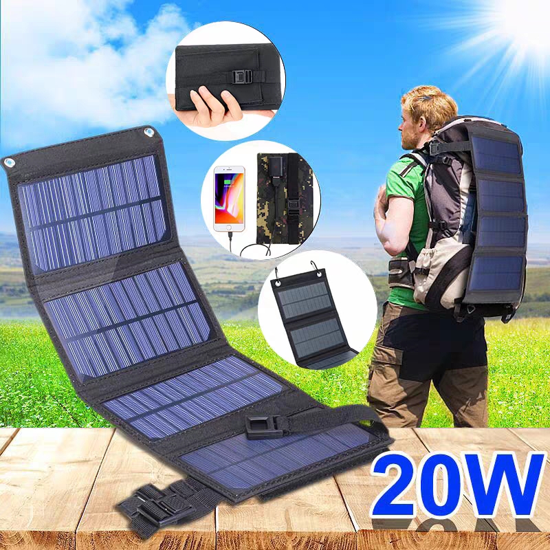 Foldable solar panel 20W 50W 6 - Usb Charger Dynamo recensie en prijs