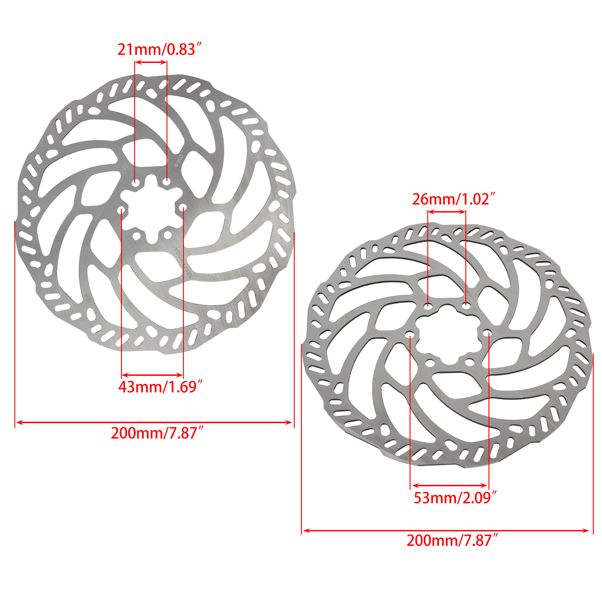 Ebike Front Rear Brake Disc Ro - Bike Light Front Rear recensie en prijs