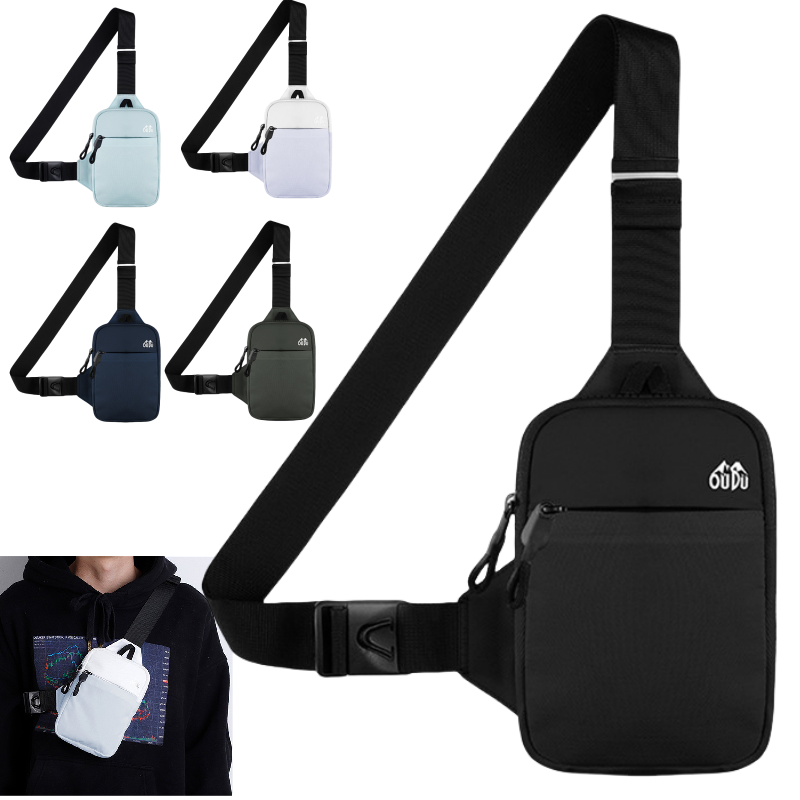 Casual Men Shoulder Chest Bag  - Cycling Commuter Backpack Waterproof recensie en prijs