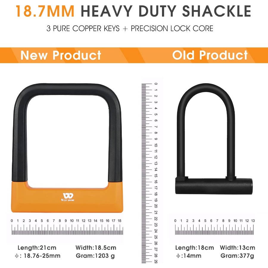 Heavy Duty AntiTheft Bicycle U - U Lock Heavy Duty recensie en prijs