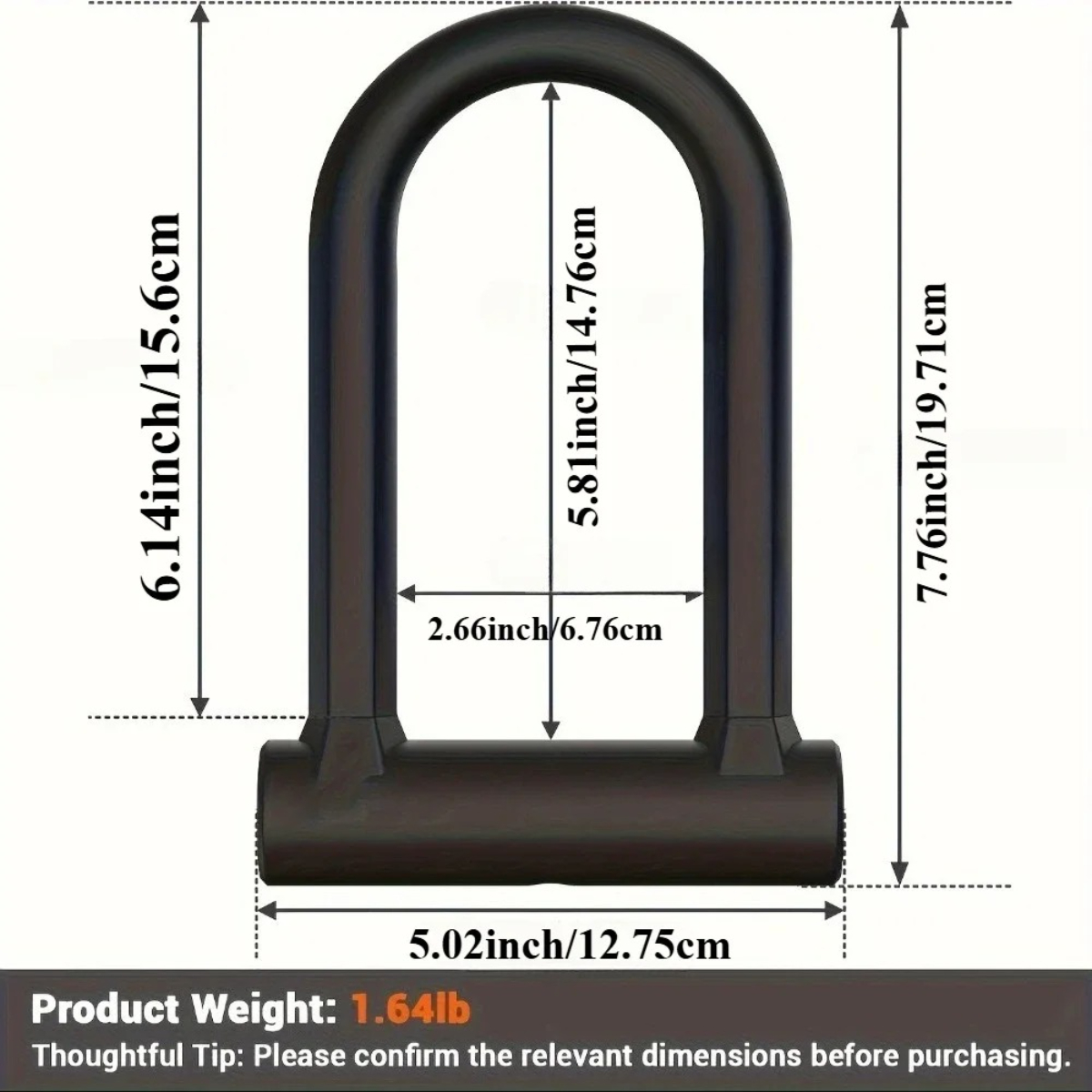 Bike Lock Heavy Duty Anti Thef - U Lock Heavy Duty recensie en prijs