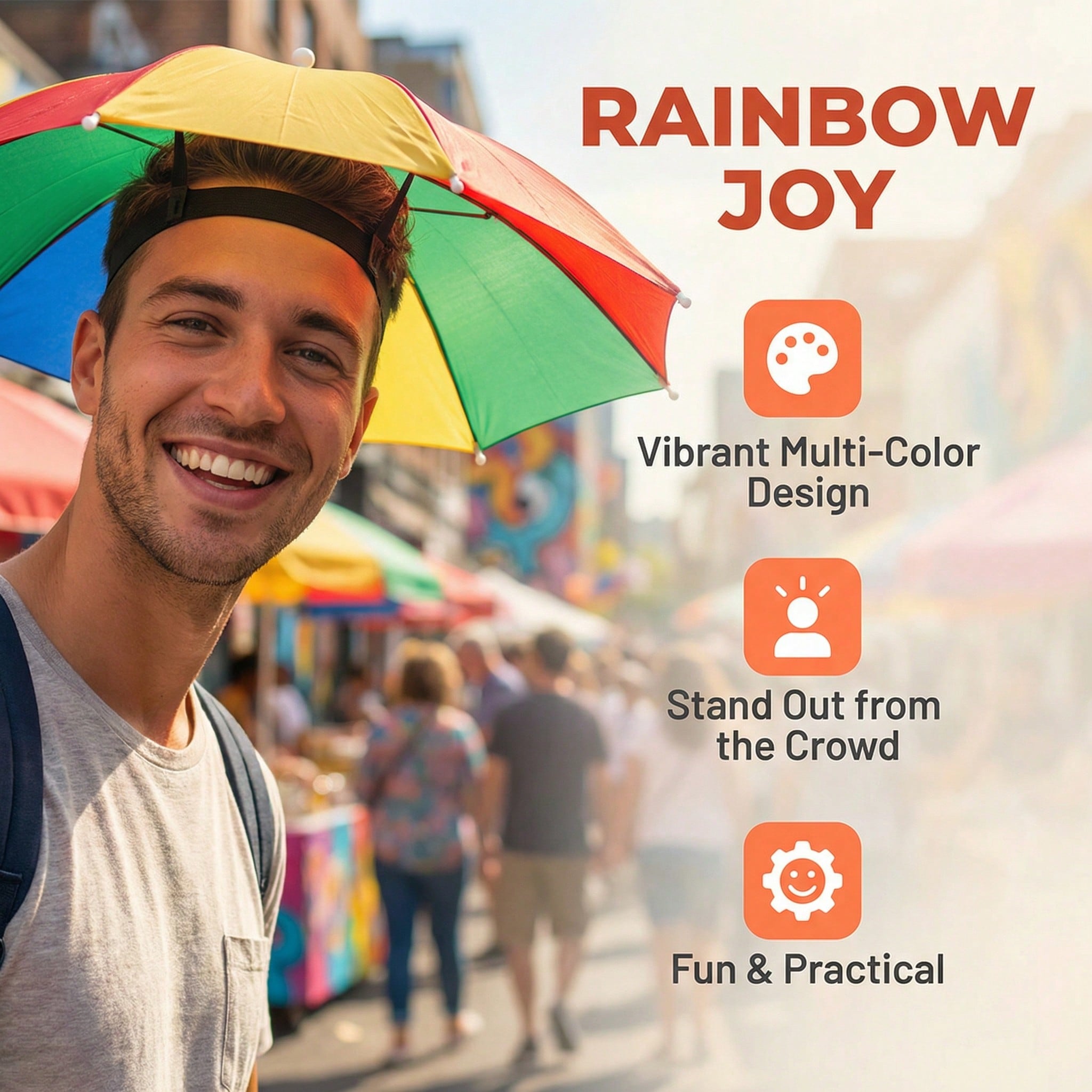 Hands Free Head Wear Umbrella  - Cycling Commute In Rain recensie en prijs