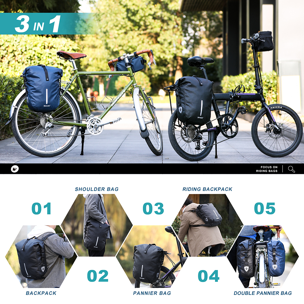 Rhinowalk Waterproof Bike Pann - Cycling Commuter Backpack recensie en prijs
