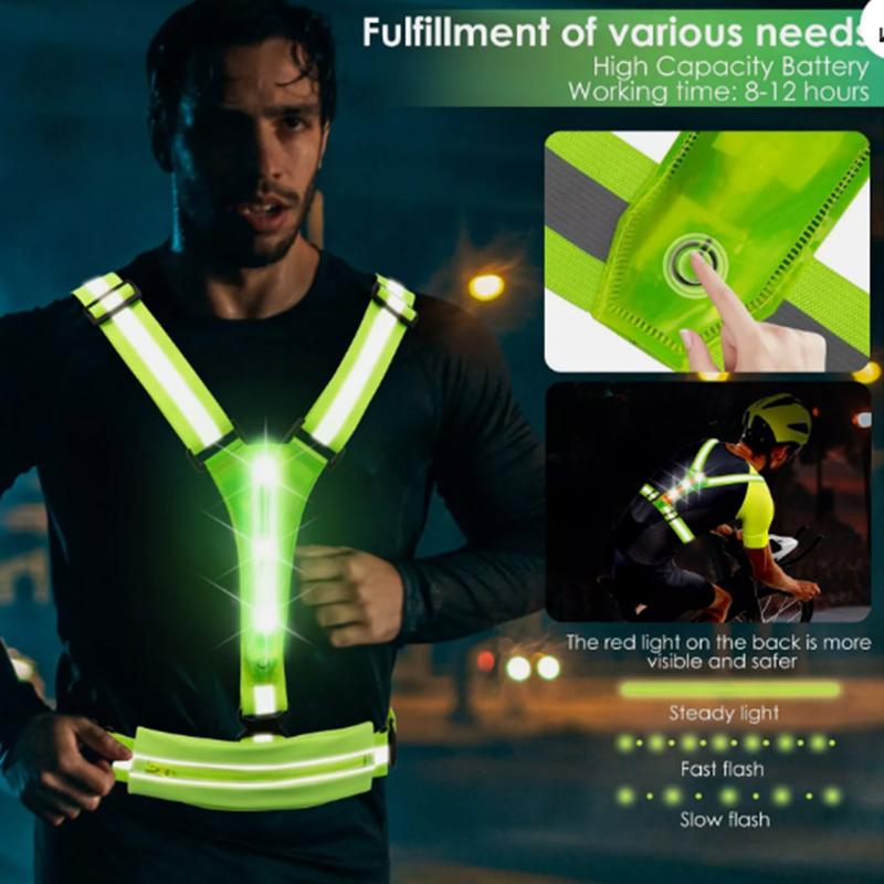 Safety Reflective Vest LED Lig - Reflective Vest Cycling recensie en prijs