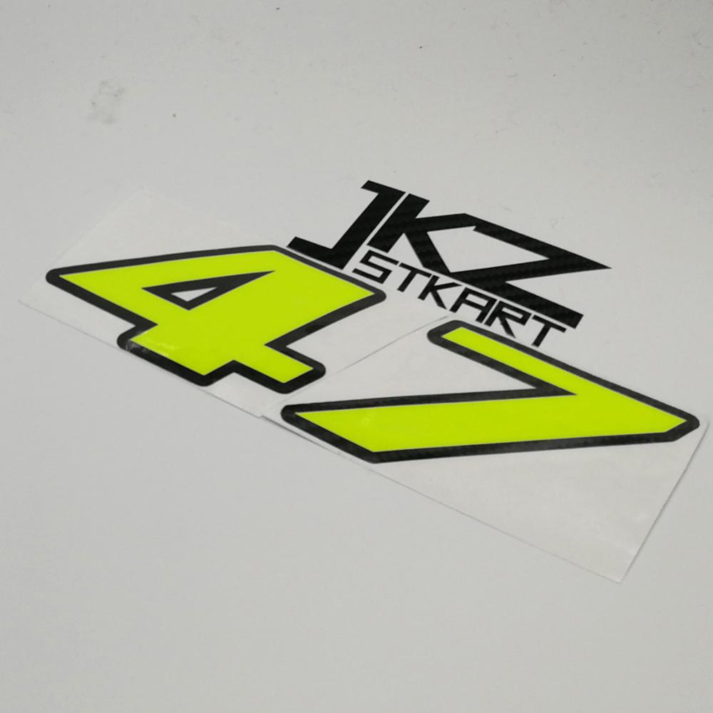 JKZ STKART Neon Number Sticker - Cycling Quote recensie en prijs