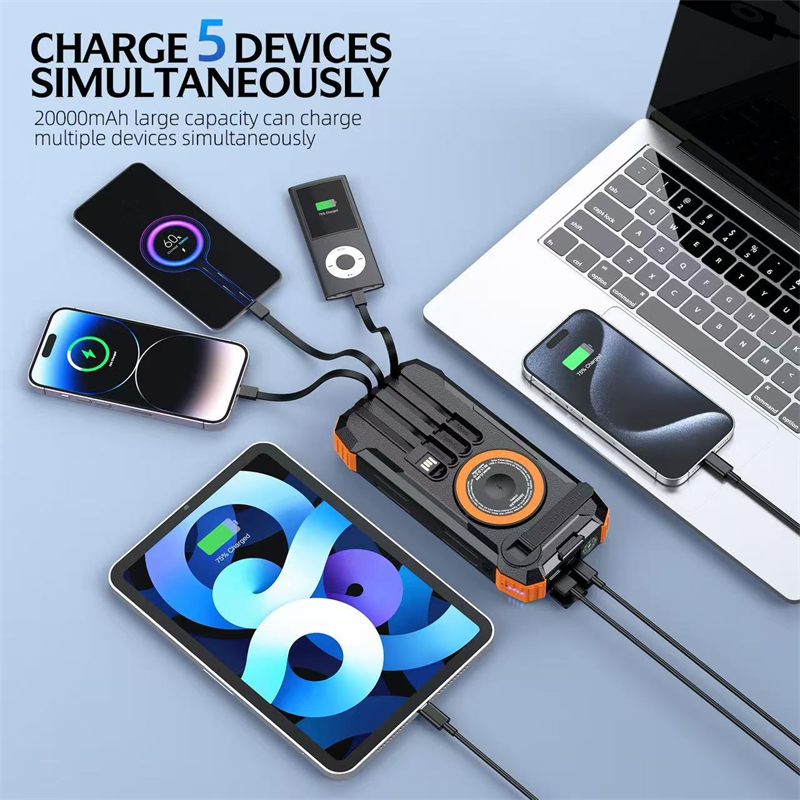 20000mAh Hand Crank Solar Powe - Usb Charger Dynamo recensie en prijs