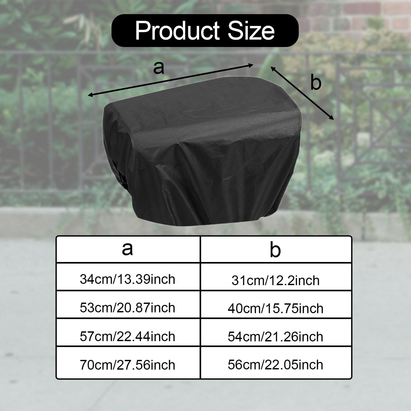 Black Waterproof Bicycle Baske - Cycling Commute In Rain recensie en prijs