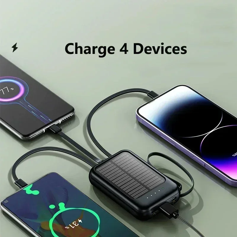 50000mAh Solar Power Bank Supe - Usb Charger Dynamo recensie en prijs