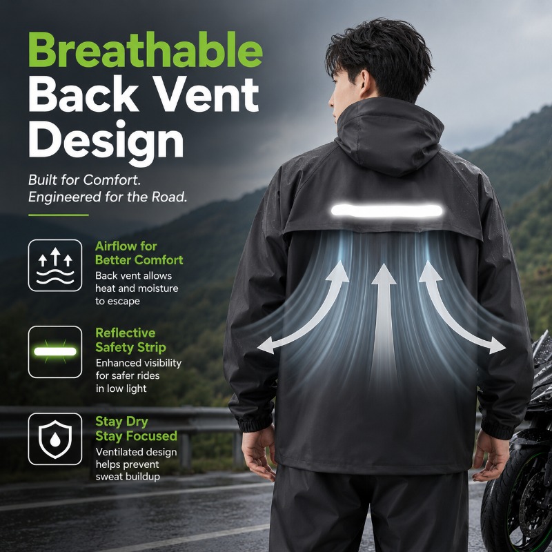 Unisex 2-Piece Waterproof Cycl - Cycling Commute In Rain recensie en prijs