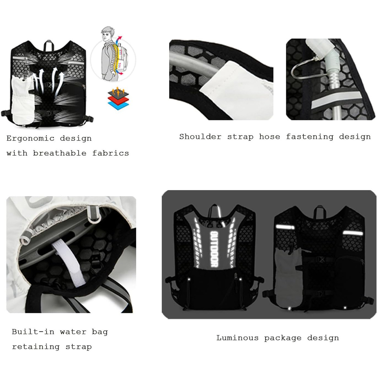 Reflective Running Hydration V - Reflective Vest Cycling recensie en prijs