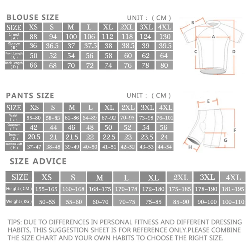 -Pro Cycling Jersey Set, Sport - Cycling Commuter Clothing recensie en prijs