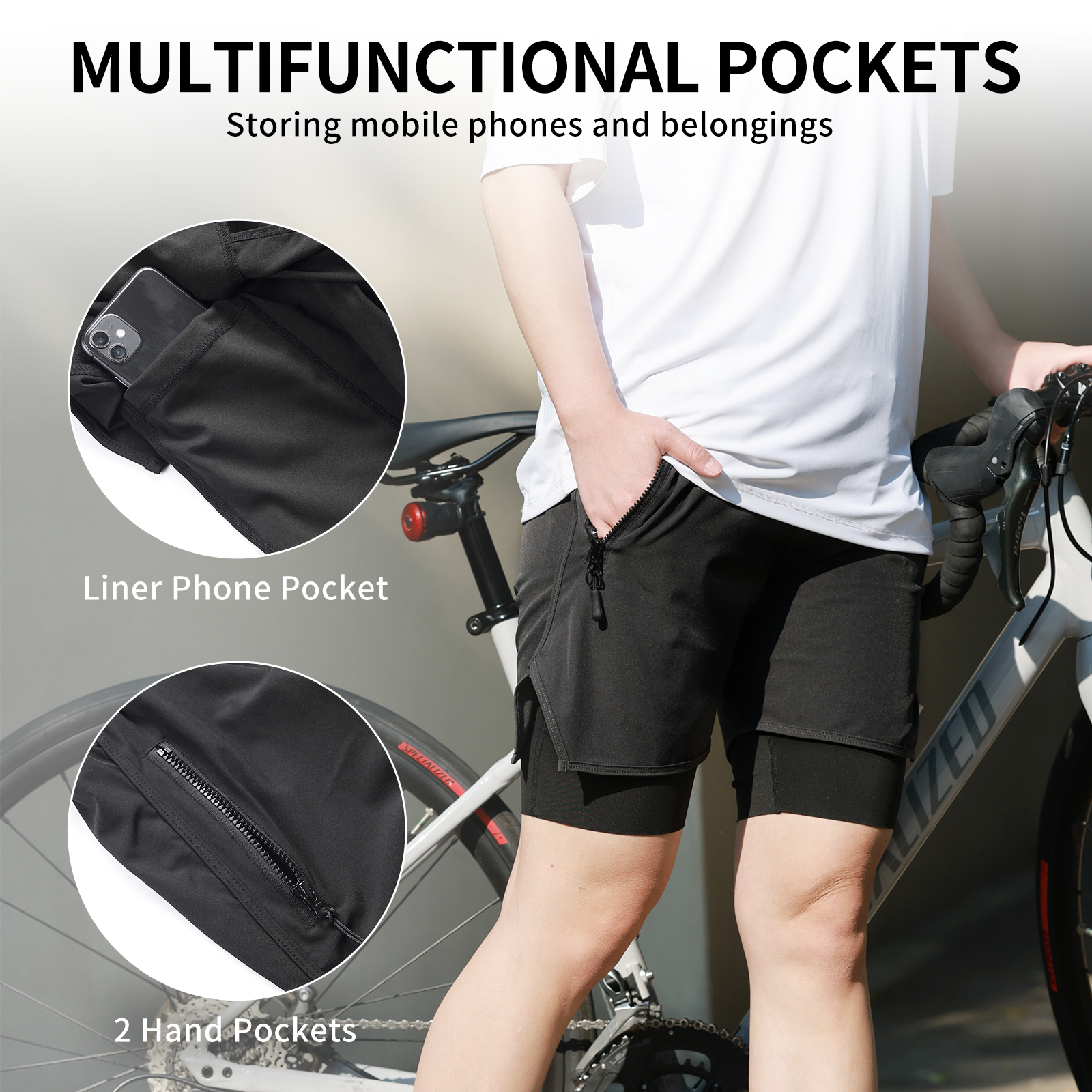 WOSAWE Bicycle Shorts Spring S - Cycling Commuter Trousers recensie en prijs