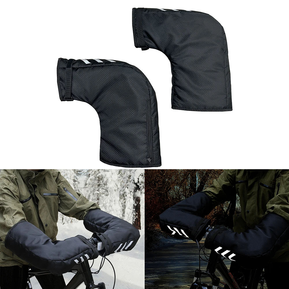 Reflective Handlebar Mittens 1 - Commuting On Mountain Bike recensie en prijs