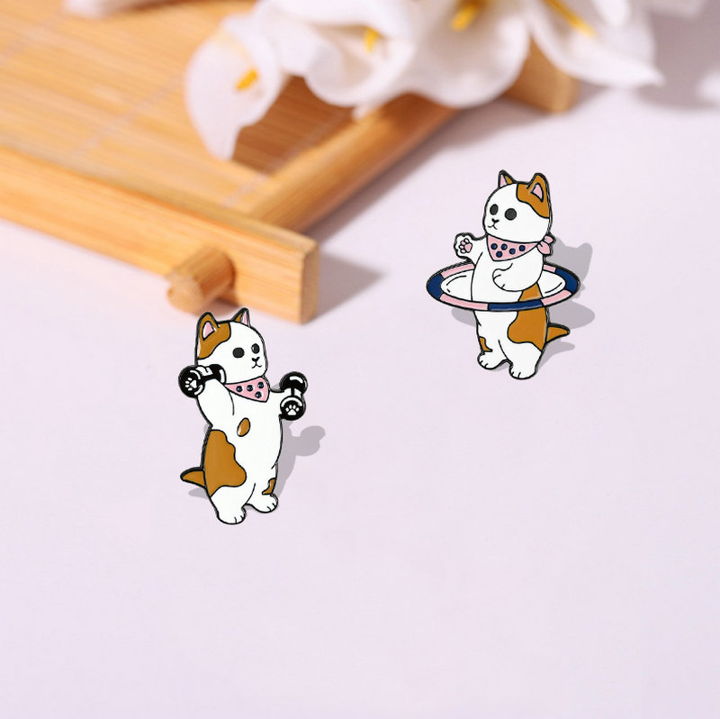 Funny Cats Enamel Pin Custom C - Cycling Commute Bag recensie en prijs