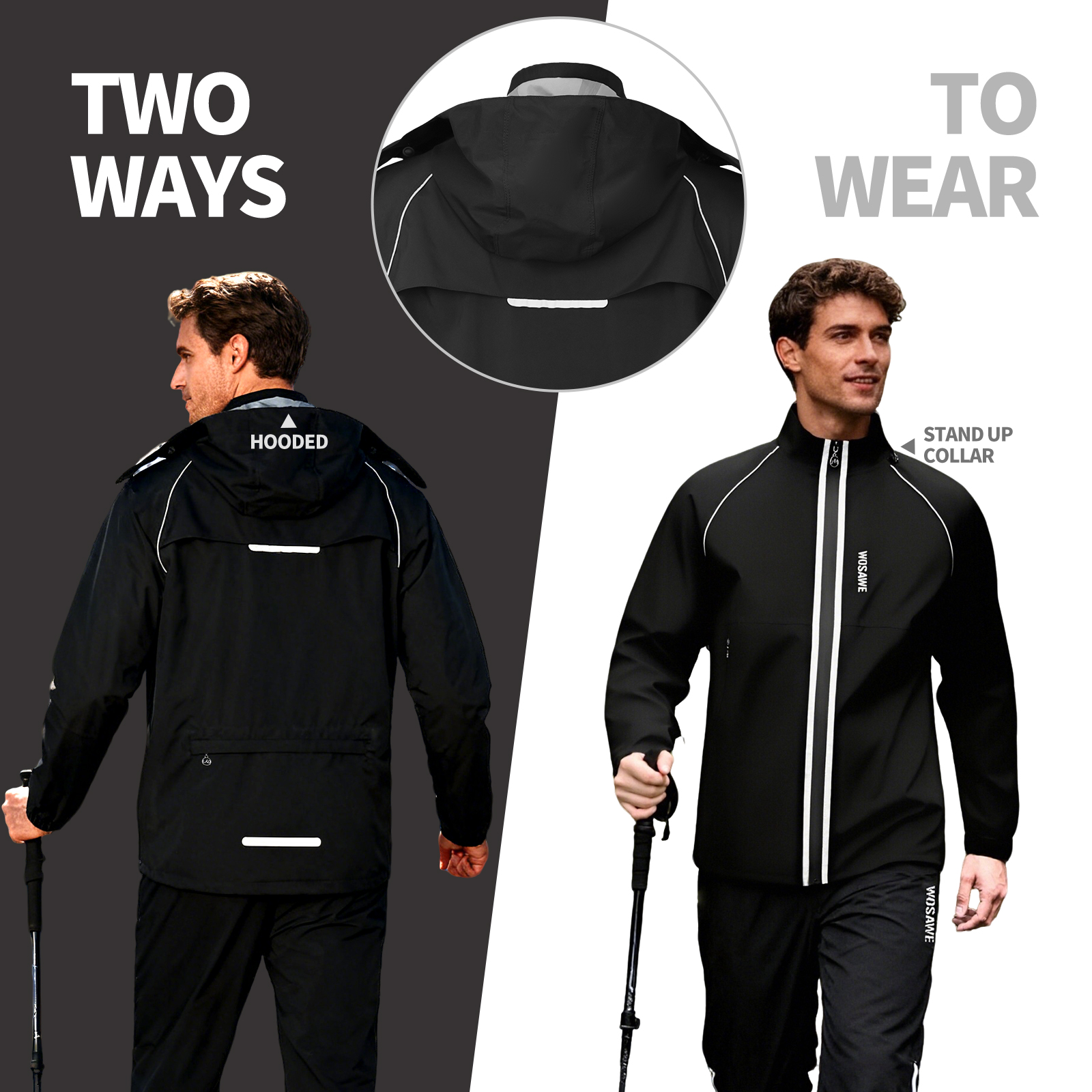 WOSAWE Reflective Motorcycle R - Cycling Commute In Rain recensie en prijs