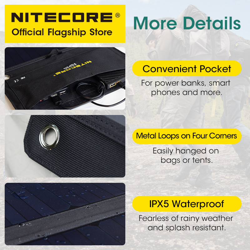 NITECORE FSP30 30W Portable So - Usb Charger Dynamo recensie en prijs