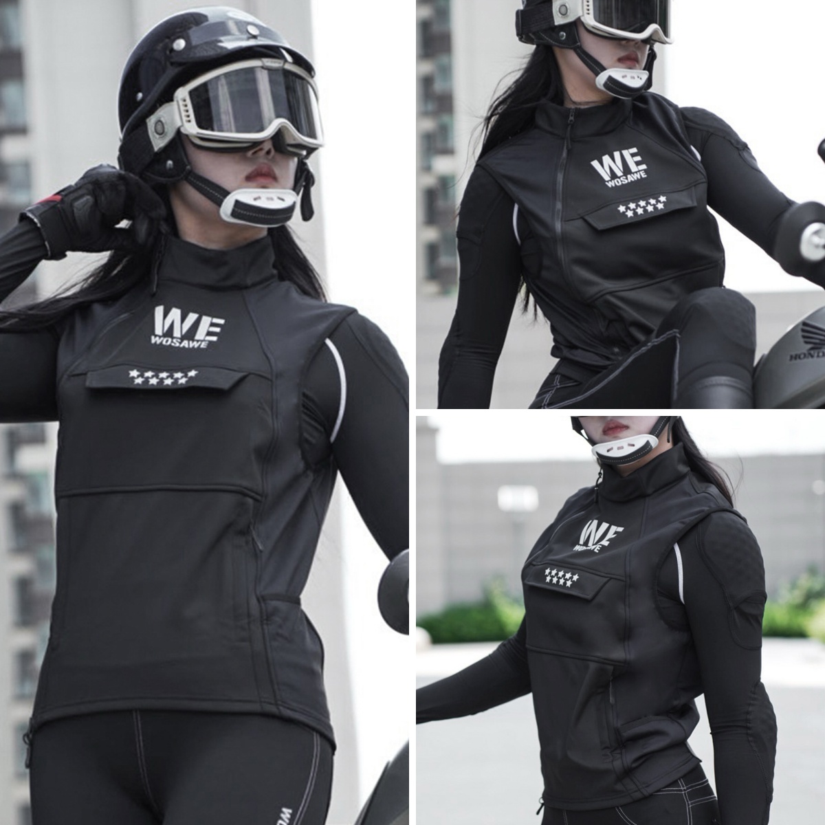 WOSAWE Winter Motorcycle Ridin - Reflective Vest Cycling recensie en prijs