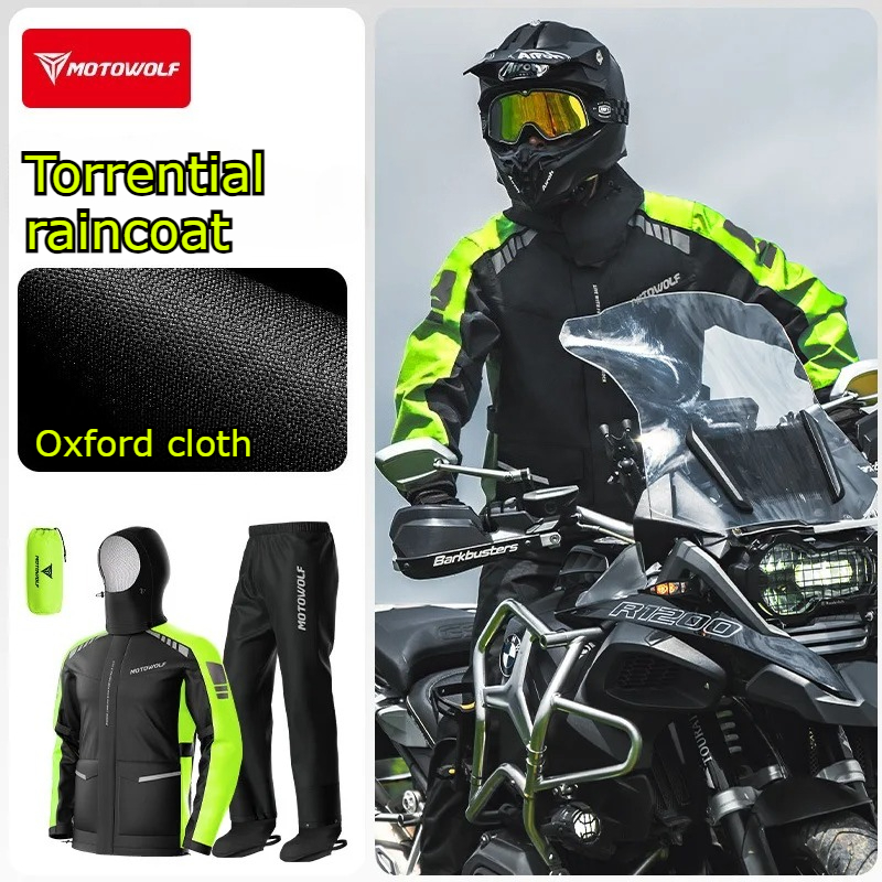 Motowolf Reflective Motorcycle - Cycling Commute In Rain recensie en prijs
