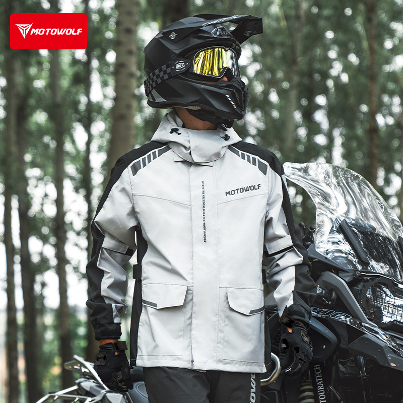 Motowolf Reflective Motorcycle - Cycling Commute In Rain recensie en prijs
